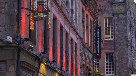 The Scotch Whisky Experience at Castlehill in Edinburgh - EDINBURGH, SCOTLAND - JANUARY 10, 2020のeditorial素材