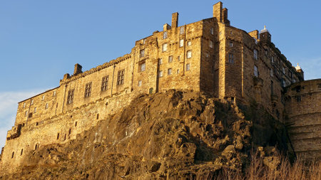 Edinburgh Kilt Maker in old town - EDINBURGH, SCOTLAND - JANUARY 10, 2020のeditorial素材