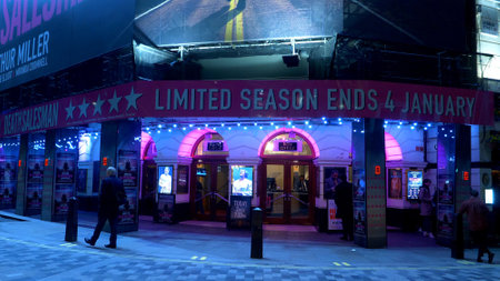 Death of a salesman Play in London - LONDON, ENGLAND - DECEMBER 11, 2019のeditorial素材