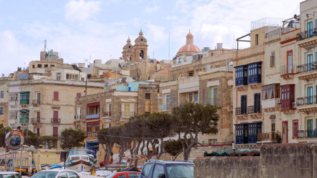Cityscapes of Valletta - the capital city of Malta - MALTA, MALTA - MARCH 5, 2020のeditorial素材