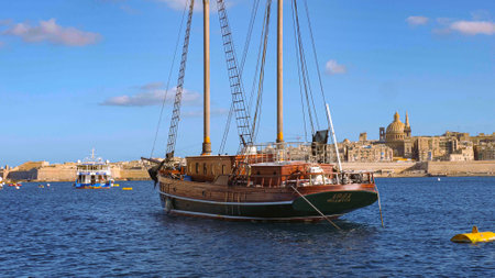 Cityscapes of Valletta - the capital city of Malta - MALTA, MALTA - MARCH 5, 2020のeditorial素材