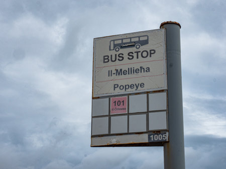 Popeye Village - a popular landmark and former film location in Malta - ISLAND OF MALTA, MALTA - MARCH 5, 2020のeditorial素材