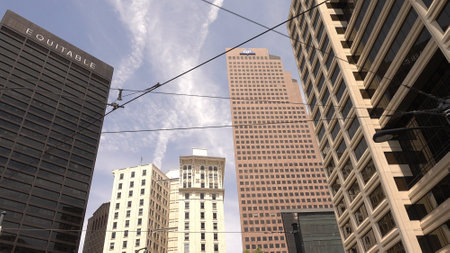 Equitable Building in Downtown Atlanta - ATLANTA, USA - APRIL 20, 2016のeditorial素材