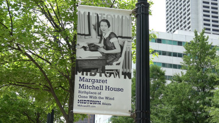 Margaret Mitchell House in Atlanta midtown - ATLANTA, GEORGIA - APRIL 22, 2016のeditorial素材