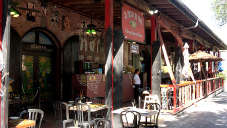 Cuban restaurant at Key West - KEY WEST, FLORIDA - APRIL 13, 2016のeditorial素材