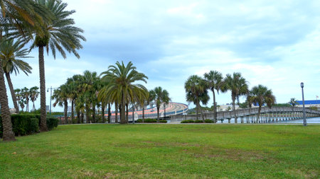 The Bridge to Daytona Beach - DAYTONA BEACH, USA - APRIL 14, 2016のeditorial素材