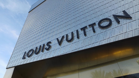 Louis Vuitton - Exclusive stores at Crystals Las Vegas - LAS VEGAS, UNITED STATES - APRIL 22, 2017