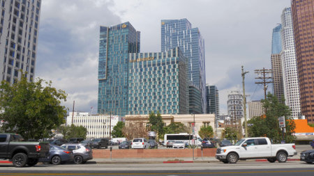 Indigo Hotel in Los Angeles Downtown - CALIFORNIA, USA - MARCH 18, 2019