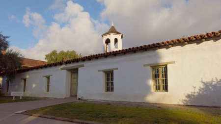 San Diego Old Town State Park at sunset - SAN DIEGO, USA - APRIL 1, 2019のeditorial素材
