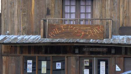 Wild West Show in the historic village of Lone Pine - LONE PINE CA, UNITED STATES - MARCH 29, 2019のeditorial素材