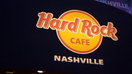 Hard Rock Cafe Nashville at Broadway - NASHVILLE, UNITED STATES - JUNE 17, 2019のeditorial素材