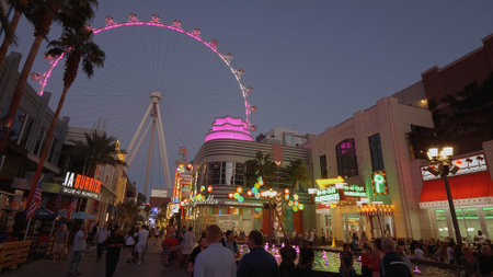 The Ferris Wheel in Las Vegas at the Linq - LAS VEGAS-NEVADA, OCTOBER 11, 2017のeditorial素材