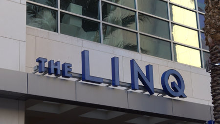 The Linq Hotel and Casino in Las Vegas - LAS VEGAS-NEVADA, OCTOBER 11, 2017のeditorial素材