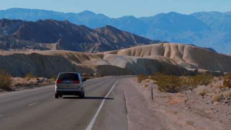 Beautiful scenery route through Death Valley National Park in California - LAS VEGAS-NEVADA, OCTOBER...