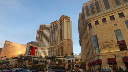 Palazzo Hotel and Casino in Las Vegas - LAS VEGAS, UNITED STATES - APRIL 22, 2017のeditorial素材