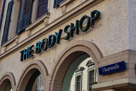 The Body Shop store in the city - HEIDELBERG, GERMANY - MAY 28, 2020のeditorial素材