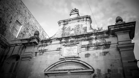 Cityscapes of Mdina - the former capital city of Malta - MALTA, MALTA - MARCH 5, 2020のeditorial素材