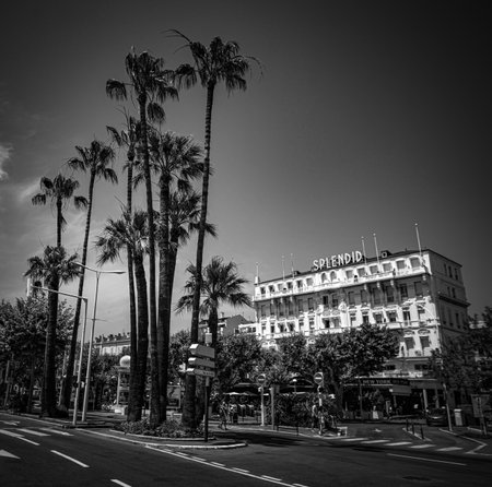 Splendid Hotel in Cannes - CITY OF CANNES, FRANCE - JULY 12, 2020のeditorial素材