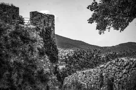 Fortress in Saint Tropez- ST TROPEZ, FRANCE - JULY 13, 2020のeditorial素材