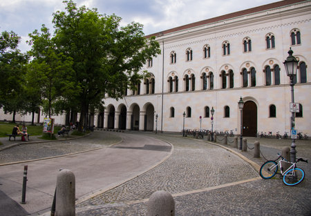 Munich University at Ludwig Street - CITY OF MUNICH, GERMANY - JUNE 03, 2021のeditorial素材