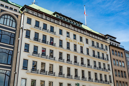 Streits House in Hamburg - CITY OF HAMBURG, GERMANY - MAY 10, 2021のeditorial素材