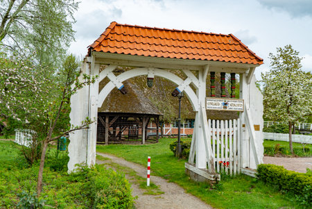 Beautiful Park in the city of Stade Germany - CITY OF STADE , GERMANY - MAY 10, 2021のeditorial素材