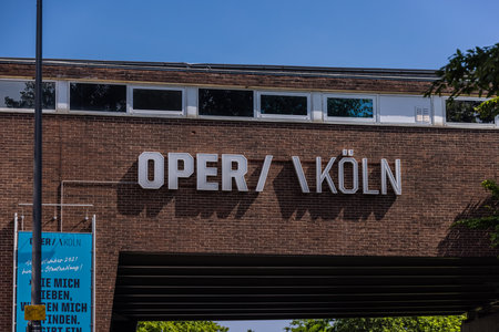Opera House of Cologne - CITY OF COLOGNE, GERMANY - JUNE 25, 2021のeditorial素材