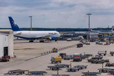 Cologne - Bonn International Airport - CITY OF COLOGNE, GERMANY - JUNE 25, 2021のeditorial素材