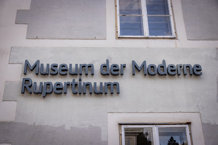 Modern Museum Rupertinum in Salzburg - SALZBURG, AUSTRIA, EUROPE - AUGUST 3, 2021のeditorial素材
