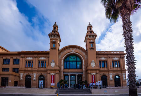 Margherita Theater museum in the city of Bari Italy - BARI, ITALY - OCTOBER 31, 2021のeditorial素材