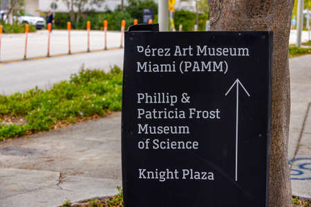 Perez Art Museum in Miami - MIAMI, FLORIDA - FEBRUARY 14, 2022のeditorial素材