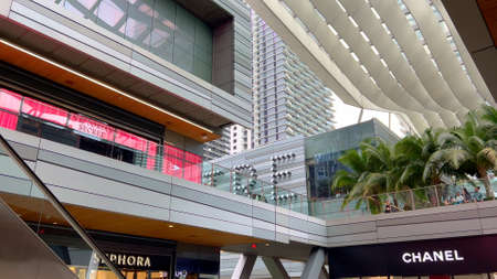 Modern Brickell City Centre in Miami Downtown - MIAMI, UNITED STATES - FEBRUARY 20, 2022