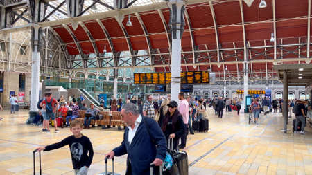 London Paddington station - LONDON, UK - JUNE 9, 2022