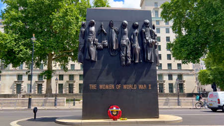 The Women of World War II Memorial - LONDON, UK - JUNE 9, 2022のeditorial素材