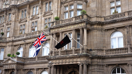 The Balmoral Hotel in Edinburgh - EDINBURGH, SCOTLAND - OCTOBER 04, 2022のeditorial素材