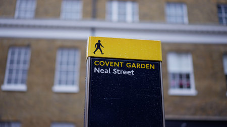 Covent Garden Neal Street in London - LONDON, UK - DECEMBER 20, 2022のeditorial素材