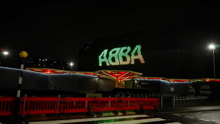 ABBA Arena in London - the famous concert hall - LONDON, UK - DECEMBER 20, 2022のeditorial素材
