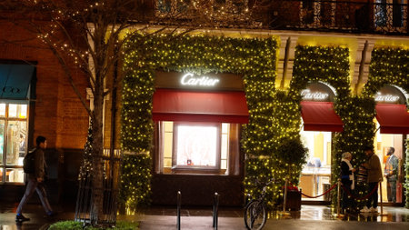 Cartier Store in London Chelsea - LONDON, UK - DECEMBER 20, 2022