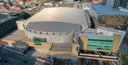 Manchester Arena from above - MANCHESTER, UK - AUGUST 16, 2022のeditorial素材