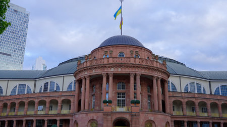 Frankfurt Festival Hall - FRANKFURT, GERMANY - JULY 12, 2022のeditorial素材