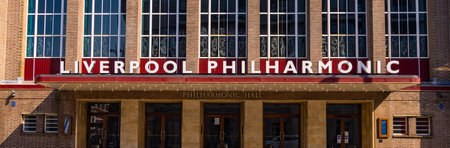 Liverpool Philharmonic Hall - LIVERPOOL, UK - AUGUST 16, 2022のeditorial素材