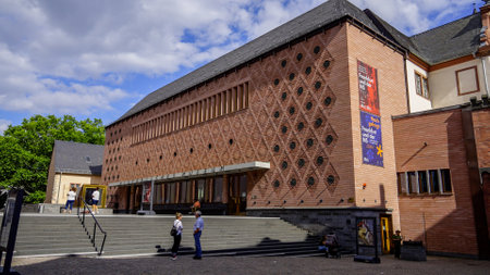 History museum in the city of Frankfurt - FRANKFURT, GERMANY - JULY 12, 2022のeditorial素材