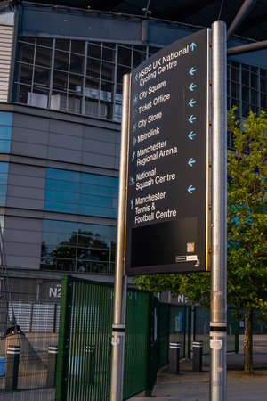 Etihad football stadium - the home of Manchester City - MANCHESTER, UK - AUGUST 15, 2022