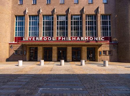 Liverpool Philharmonic Hall - LIVERPOOL, UK - AUGUST 16, 2022のeditorial素材