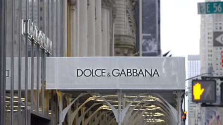 Dolce and Gabbana at 5th Avenue in New York - NEW YORK CITY, USA - FEBRUARY 14, 2023