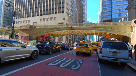 New York Grand Central Station in Manhattan 42nd street - NEW YORK, USA - FEBRUARY 14, 2023のeditorial素材