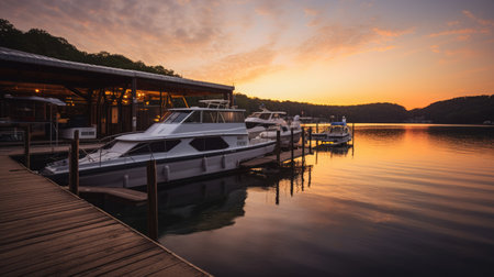 Lake of the Ozarks Missouri - made with Generative AI toolsの素材