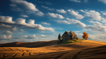 The Palouse Washington - made with Generative AI toolsの素材