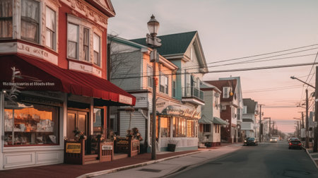 Cape May New Jersey - made with Generative AI toolsの素材