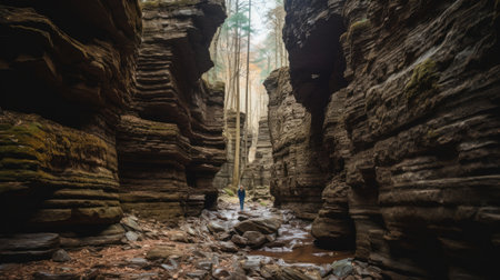 Gorges State Park North Carolina - made with Generative AI toolsの素材